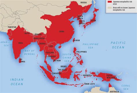 japanische enzephalitis thailand gebiete